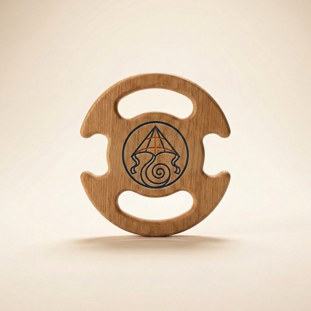 Kite Line Winder, Oak — Virtus Supply Co